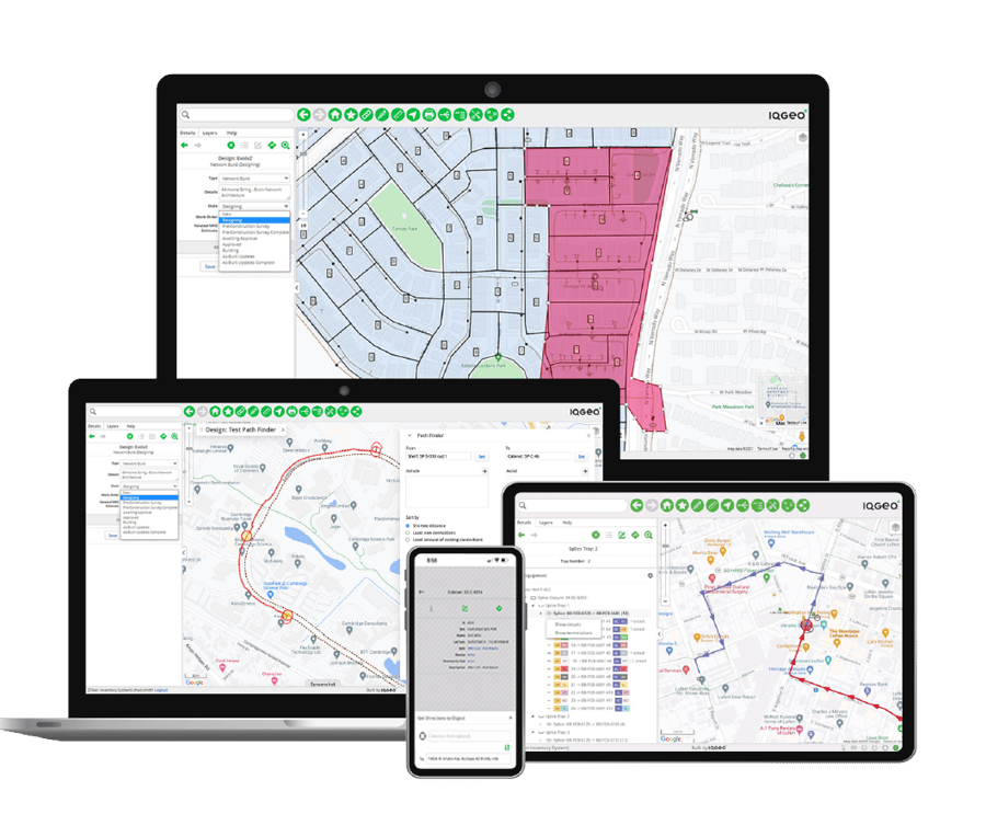 Geospatial Network Management Software for Telecom & Utilities | IQGeo
